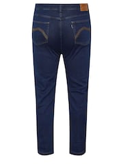 BadRhino Big & Tall Blue Super Stretch Knitted Denim Jeans - Image 6 of 6