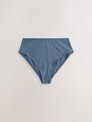 Blue Bows High Waist High Leg Cotton Rich Knickers 7 Pack - Image 11 of 13