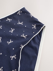 Blue Bows High Waist High Leg Cotton Rich Knickers 7 Pack - Image 13 of 13