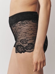 Black / Berry Short All Over Lace Medium Flow Period Knickers 2 Pack - Image 4 of 9