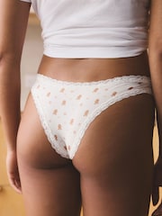 Gingerbread Man Print Brazilian Christmas Knickers - Image 3 of 7
