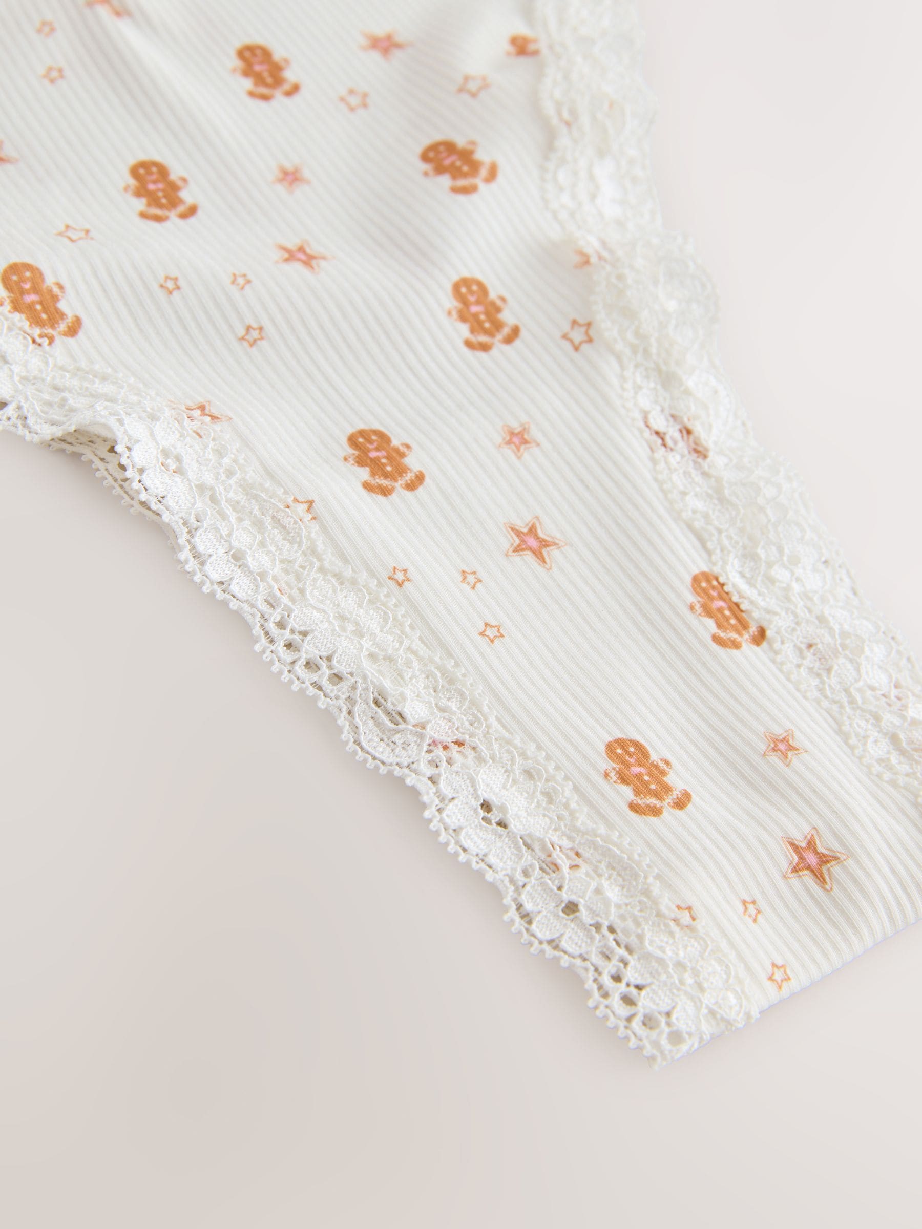 Buy Gingerbread Man Print Brazilian Christmas Knickers from Next USA