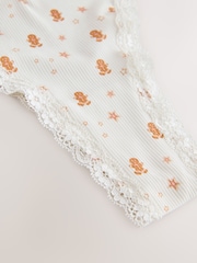 Gingerbread Man Print Brazilian Christmas Knickers - Image 6 of 7