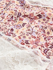 Floral Full Brief Modal & Lace Knickers 3 Pack - Image 12 of 12