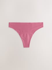 Black / Praline Nude / Pink Floral Thong No VPL Medium Flow Period Knickers 4 Pack - Image 6 of 10