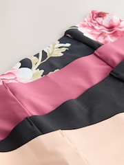 Zwart / Praline Huidskleur / Roze Bloemen - Geen zichtbare onderbroeklijn menstruatieondergoed voor gemiddelde menstruatie 4 Pak - Afbeelding 11 van 11
