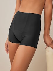 Black / Praline Nude / Pink Floral Short No VPL Medium Flow Period Knickers 4 Pack - Image 2 of 10