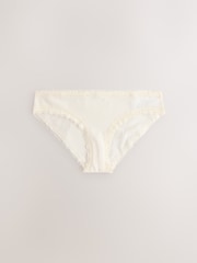 Red Heart/Green Check Bikini Lace Knickers 4 Pack - Image 3 of 7