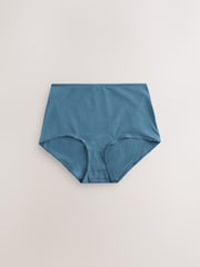 Grey/Cream/Red Hearts Full Brief Cotton Rich Knickers 7 Pack - Image 9 of 12