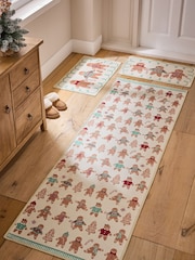Natural Washable Christmas Gingerbread Doormats - Image 2 of 6