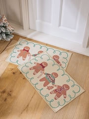 Natural Washable Christmas Gingerbread Doormats - Image 3 of 6