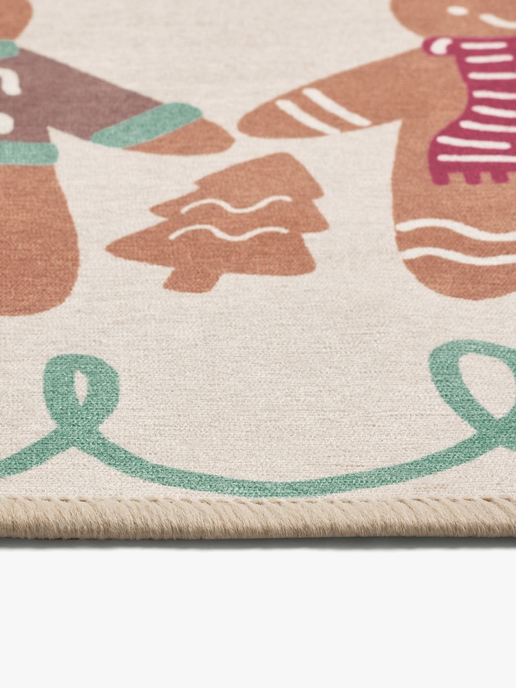 Natural Washable Christmas Gingerbread Doormats - Image 6 of 6 Natural Washable Christmas Gingerbread Doormats - Image 6 of 6