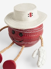Red Cricket Ball Dangly Leg Ornament - Image 4 of 4