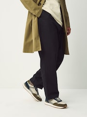 Green/White Trainers with Suede Trim - Image 1 of 6