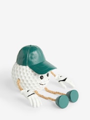 White Golf Ball Dangly Leg Ornament - Image 4 of 5