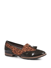 Pavers Black Tassel Loafers - Image 2 of 5