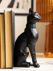 Rockett St George Black Sitting Cat Bookends - Image 3 of 6