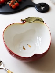 Rockett St George Red Italiana Chic Apple Serving Bowl - Image 1 of 6