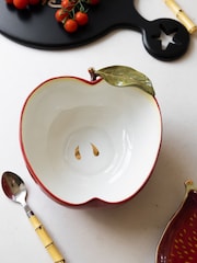 Rockett St George Red Italiana Chic Apple Serving Bowl - Image 3 of 6