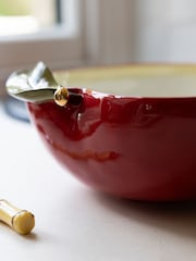 Rockett St George Red Italiana Chic Apple Serving Bowl - Image 4 of 6