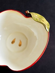 Rockett St George Red Italiana Chic Apple Serving Bowl - Image 6 of 6