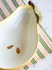 Rockett St George Natural Golden Pear Snack Serving Bowl - Image 2 of 6