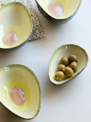 Rockett St George Set of 4 Green Avocado Nesting Bowls - Image 3 of 6