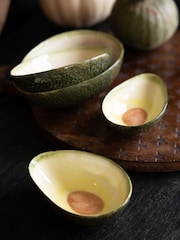 Rockett St George Set of 4 Green Avocado Nesting Bowls - Image 4 of 6