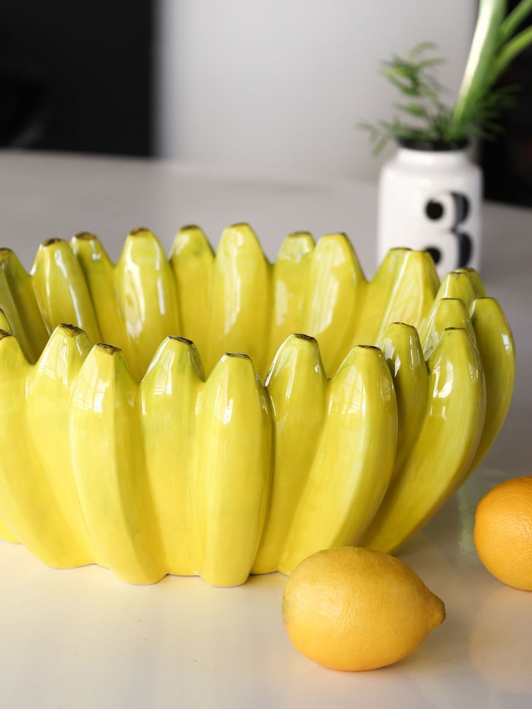 Rockett St George Yellow Large Banana Bowl - Image 1 of 5
