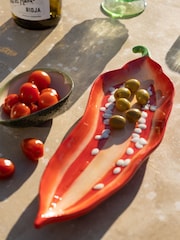 Rockett St George Red Chilli Serving Plate - Image 2 of 6