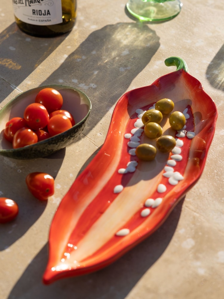 Rockett St George Red Chilli Serving Plate - Image 2 of 6