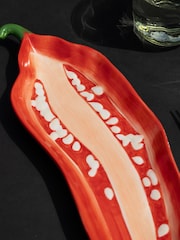 Rockett St George Red Chilli Serving Plate - Image 5 of 6