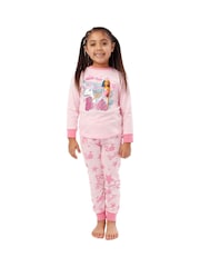 Character Pink Barbie Unicorn Sparkly Pyjamas - Image 11 of 13