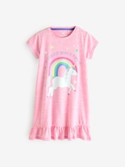 Harry Bear Pink Unicorn Rainbow Nightdress - Image 1 of 2