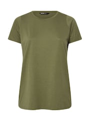 Yours Curve Brown Core Basic T-Shirts 3 Pack - Image 9 of 9