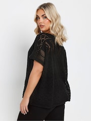 Yours Curve Black Boxy Cover-Up - Image 7 of 9