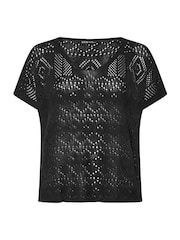 Yours Curve Black Boxy Cover-Up - Image 9 of 9