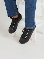 Черный - Long Tall Sally Canvas Mid Flatform Trainers - Изображение 1 из 5