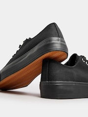 Черный - Long Tall Sally Canvas Mid Flatform Trainers - Изображение 4 из 5
