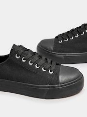 Черный - Long Tall Sally Canvas Mid Flatform Trainers - Изображение 5 из 5