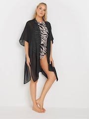 Long Tall Sally Black Tassel Trim Kaftan - Image 1 of 5