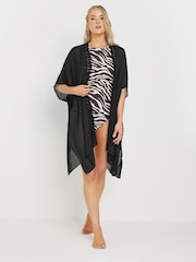 Long Tall Sally Black Tassel Trim Kaftan - Image 2 of 5