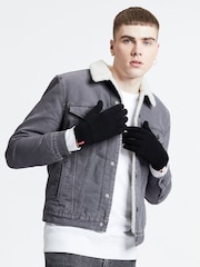 Levi's® Black Ben Touch Knitted Screen Gloves - Image 5 of 6