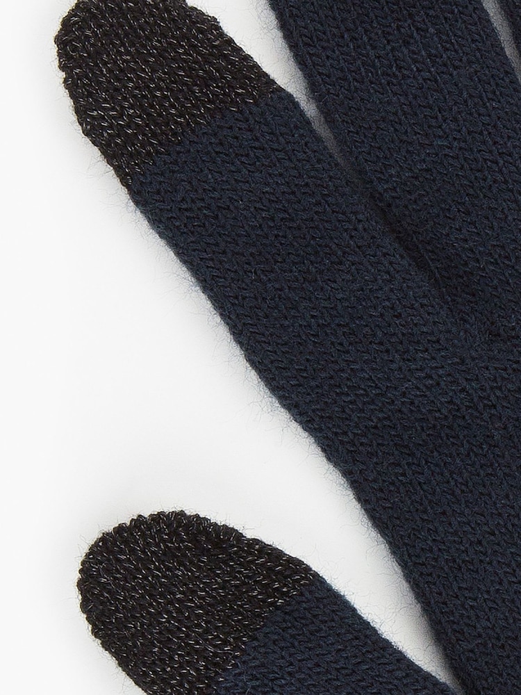 Levi's® Navy Ben Touch Knitted Screen Gloves - Image 4 of 4
