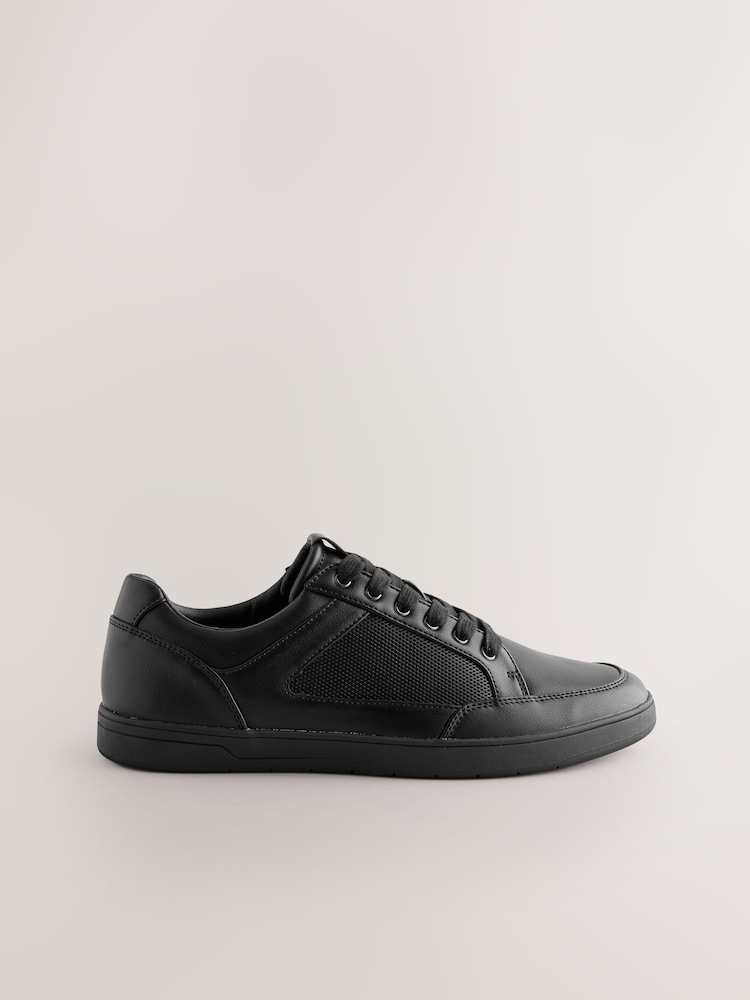 Black Smart Casual Trainers - Image 2 of 6