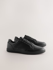Black Smart Casual Trainers - Image 3 of 6