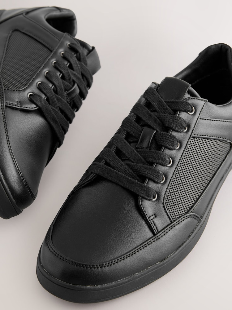 Black Smart Casual Trainers - Image 6 of 6