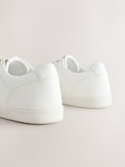 White Smart Casual Trainers - Image 4 of 5
