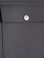River Island Grey Slim Fit Jersey Overshirt - Image 5 of 5