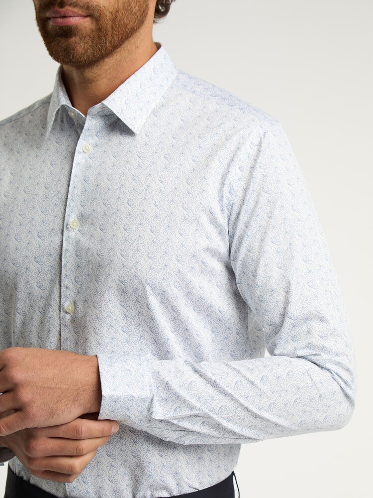 Ted Baker White Floral Line Shirt - Image 2 of 2